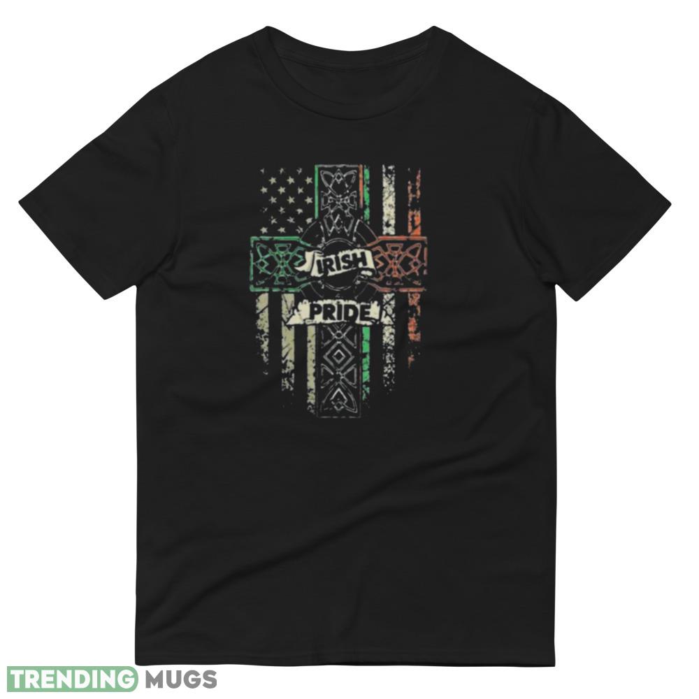 Happy Cross America Flag Green White Orange Irish Pride Shirt Dark Shirt Happy Cross America Flag Green White Orange Irish Pride Shirt Dark Shirt