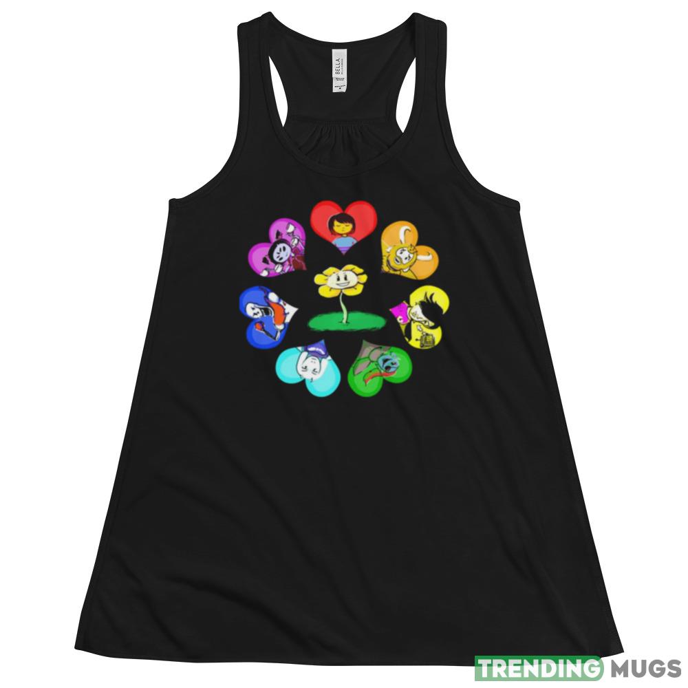 Hearts With Characters Undertale shirt Dark Shirt Hearts With Characters Undertale shirt Dark Shirt