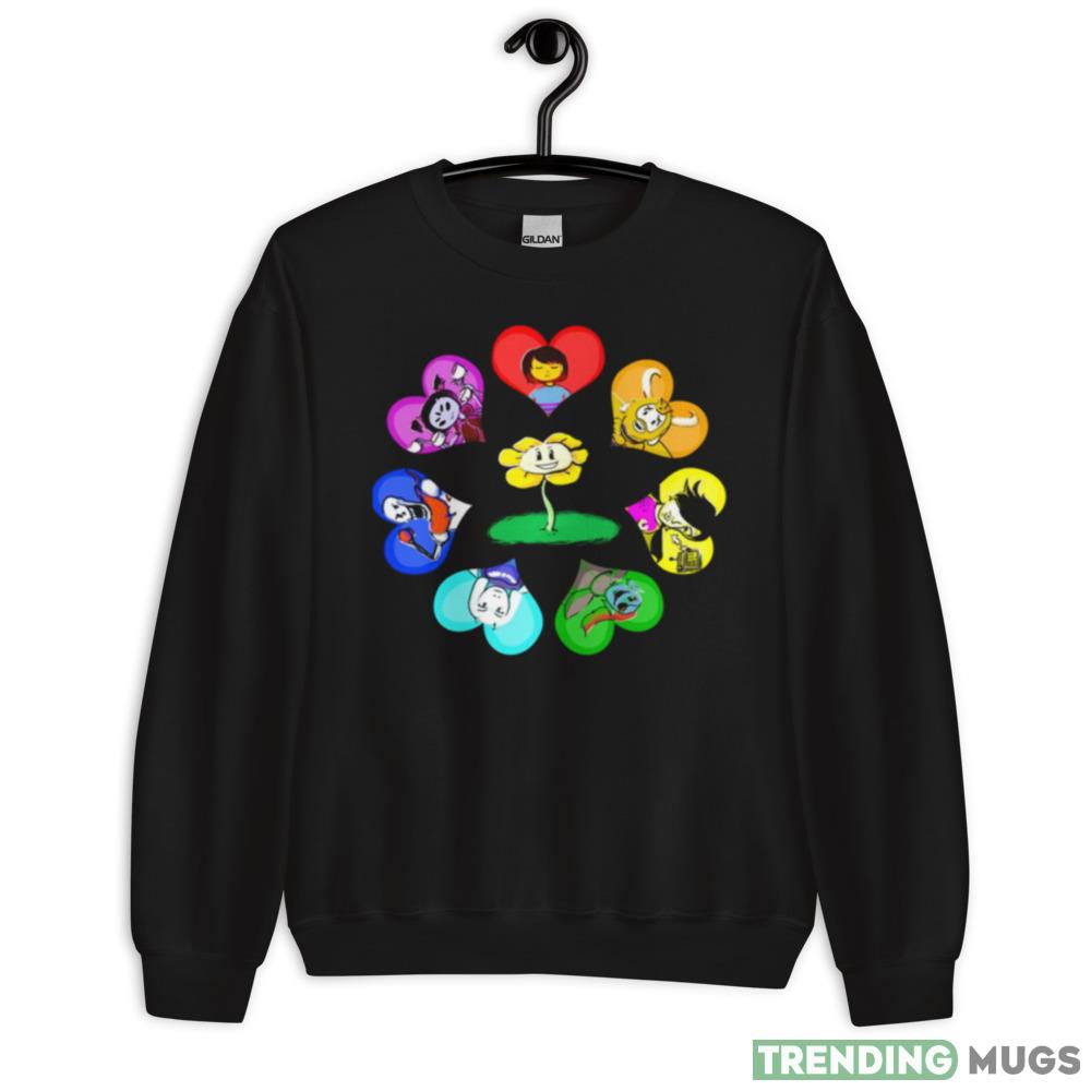 Hearts With Characters Undertale shirt - 18000 Unisex Heavy Blend Crewneck Sweatshirt Hearts With Characters Undertale shirt - 18000 Unisex Heavy Blend Crewneck Sweatshirt