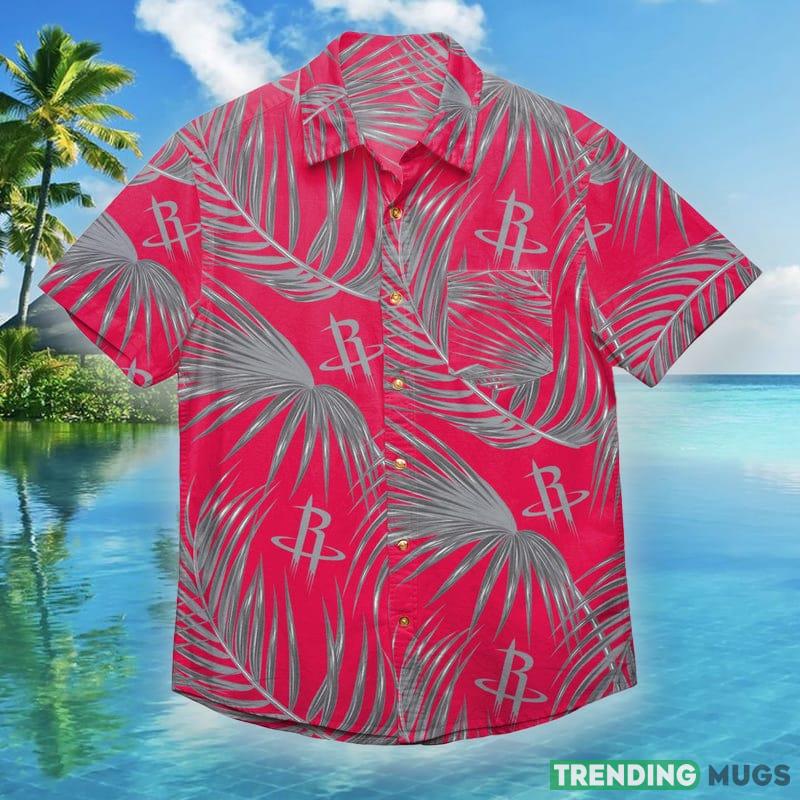 Houston Rockets NBA Mens Hawaiian Hawaiian Shirt - Houston Rockets NBA Mens Hawaiian Button Up Shirt_1 Houston Rockets NBA Mens Hawaiian Hawaiian Shirt - Houston Rockets NBA Mens Hawaiian Button Up Shirt_1
