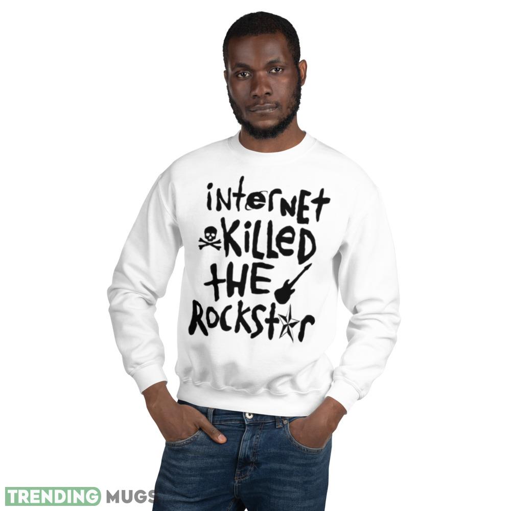 Internet Killed The Rockstar Blink 182 shirt - 18000 Unisex Heavy Blend Crewneck Sweatshirt Internet Killed The Rockstar Blink 182 shirt - 18000 Unisex Heavy Blend Crewneck Sweatshirt