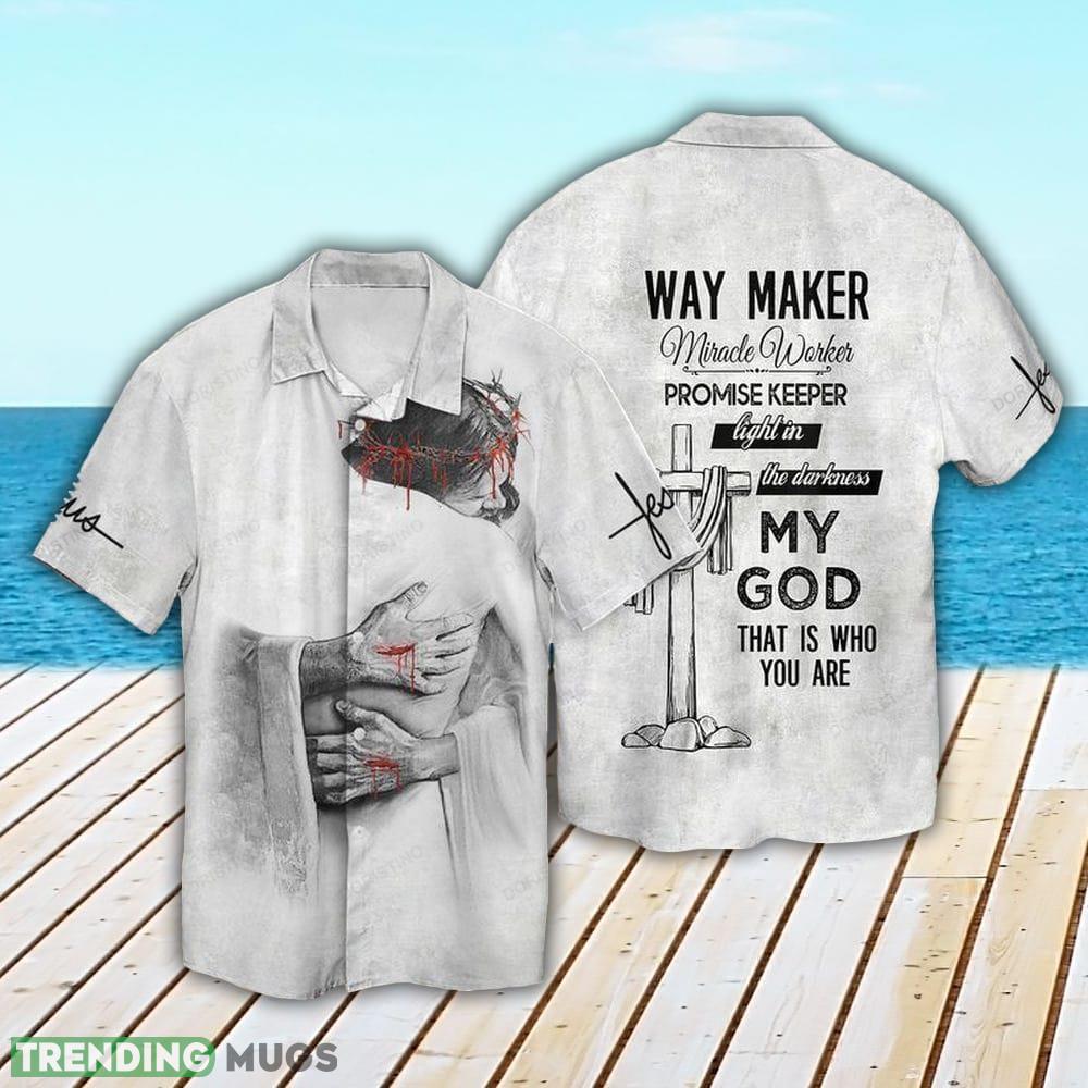 Jesus God Way Maker Miracle Worker Promise Keeper Light In The Darkness My God Limited Edition 3D Hawaiian Shirt - Jesus God Way Maker Miracle Worker Promise Keeper Light In The Darkness My God Limited Edition Hawaiian Shirt Jesus God Way Maker Miracle Worker Promise Keeper Light In The Darkness My God Limited Edition 3D Hawaiian Shirt - Jesus God Way Maker Miracle Worker Promise Keeper Light In The Darkness My God Limited Edition Hawaiian Shirt