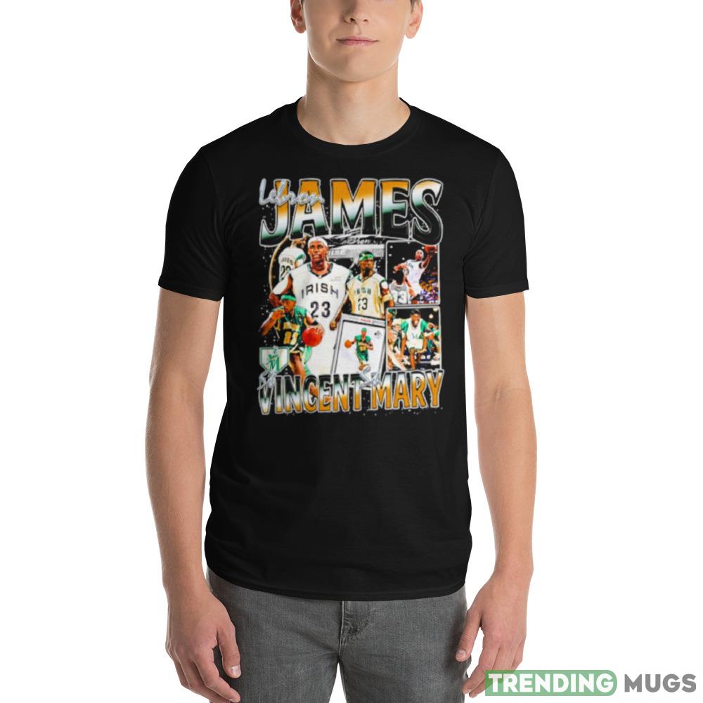 Lebron James Vincent Mary Design Shirt Dark Shirt Lebron James Vincent Mary Design Shirt Dark Shirt