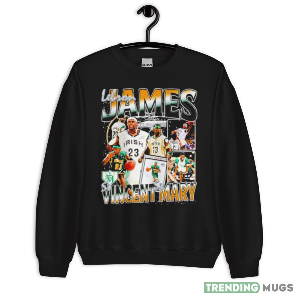 Lebron James Vincent Mary Design Shirt - 18000 Unisex Heavy Blend Crewneck Sweatshirt Lebron James Vincent Mary Design Shirt - 18000 Unisex Heavy Blend Crewneck Sweatshirt