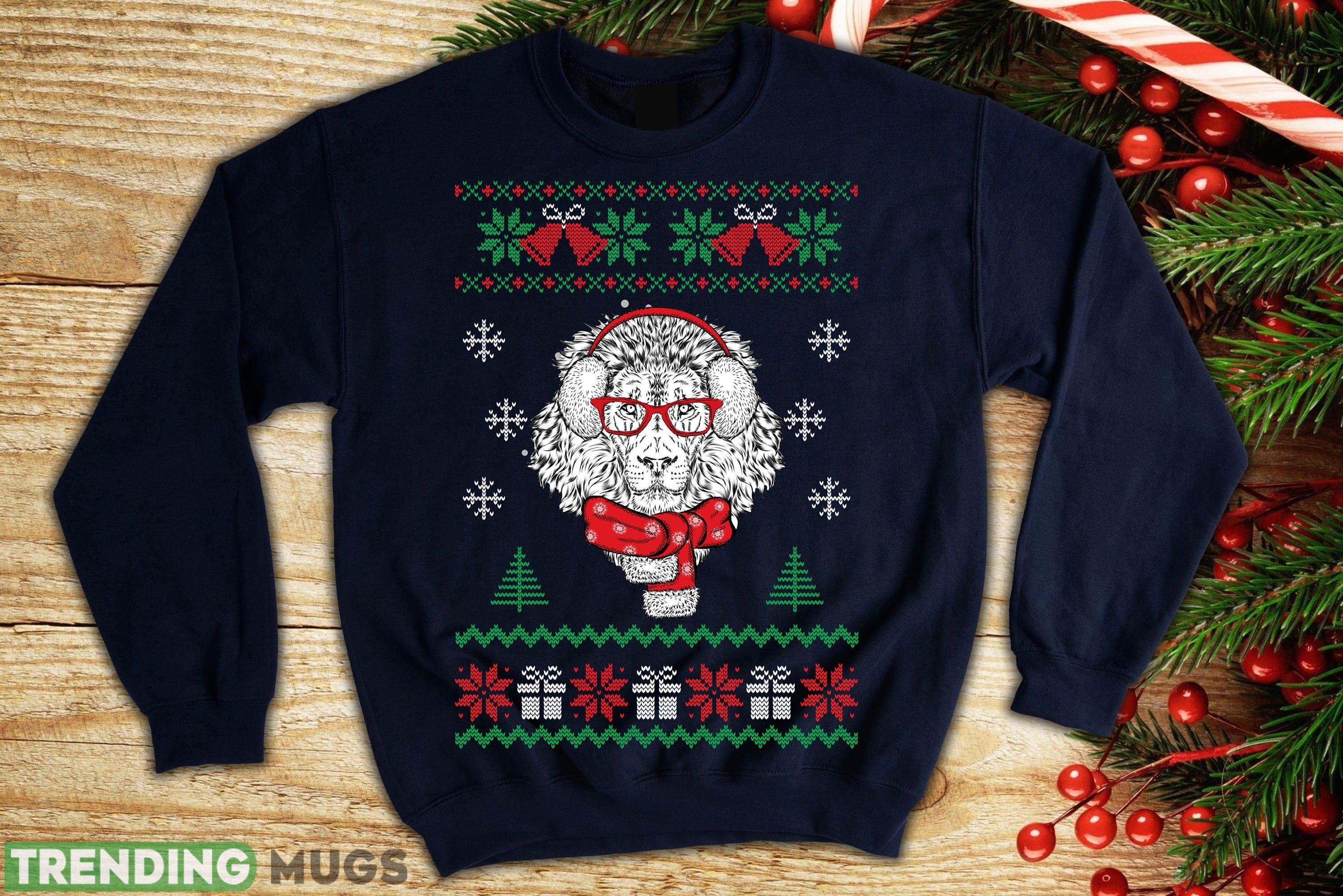 Lion ugly Christmas sweatshirt Men And Women For Christmas - Lion Christmas sweater, ugly christmas sweater, funny lion christmas sweater, ugly christmas sweater women,ugly christmas sweater men_1 Lion ugly Christmas sweatshirt Men And Women For Christmas - Lion Christmas sweater, ugly christmas sweater, funny lion christmas sweater, ugly christmas sweater women,ugly christmas sweater men_1