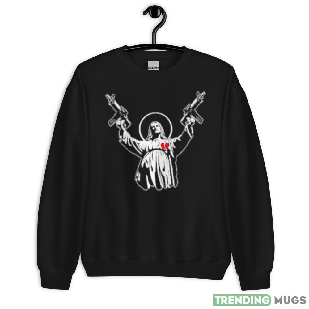 Machine gun christ shirt - 18000 Unisex Heavy Blend Crewneck Sweatshirt Machine gun christ shirt - 18000 Unisex Heavy Blend Crewneck Sweatshirt