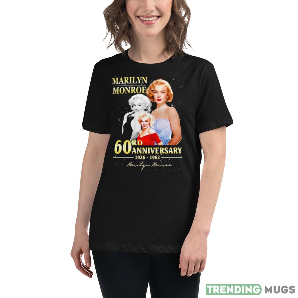 Marilyn Monroe 60rd anniversary 1926 1962 signature shirt Dark Shirt Marilyn Monroe 60rd anniversary 1926 1962 signature shirt Dark Shirt
