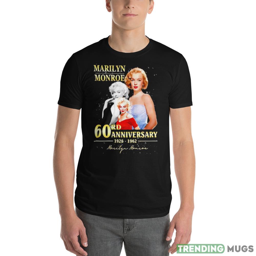 Marilyn Monroe 60rd anniversary 1926 1962 signature shirt Dark Shirt Marilyn Monroe 60rd anniversary 1926 1962 signature shirt Dark Shirt