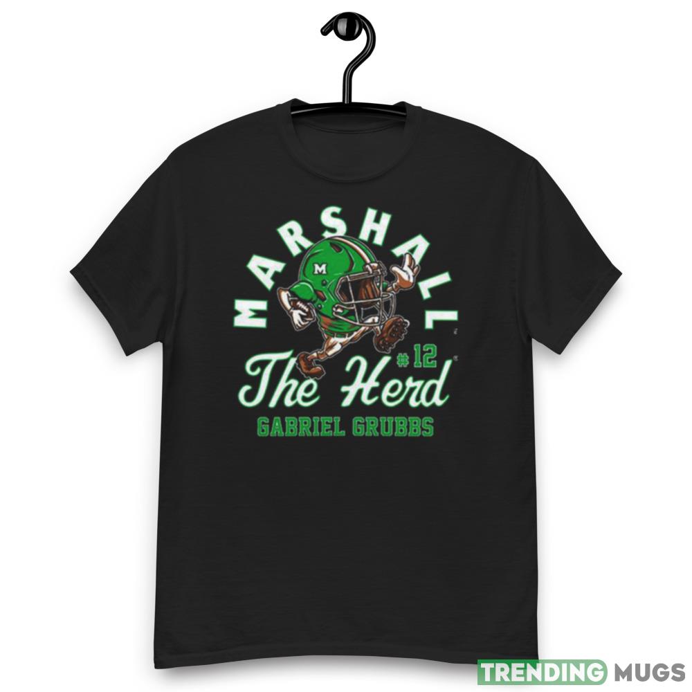 Marshall Thundering Herd Ncaa Football Gabriel Grubbs T shirt Dark Shirt Marshall Thundering Herd Ncaa Football Gabriel Grubbs T shirt Dark Shirt