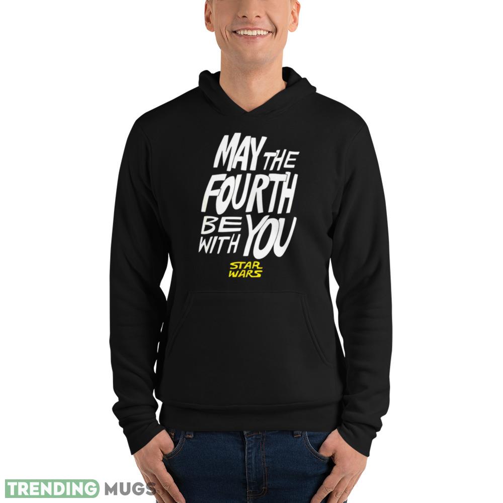 May the fourth be with you Star Wars Graphics Black Shirt Dark Shirt May the fourth be with you Star Wars Graphics Black Shirt Dark Shirt