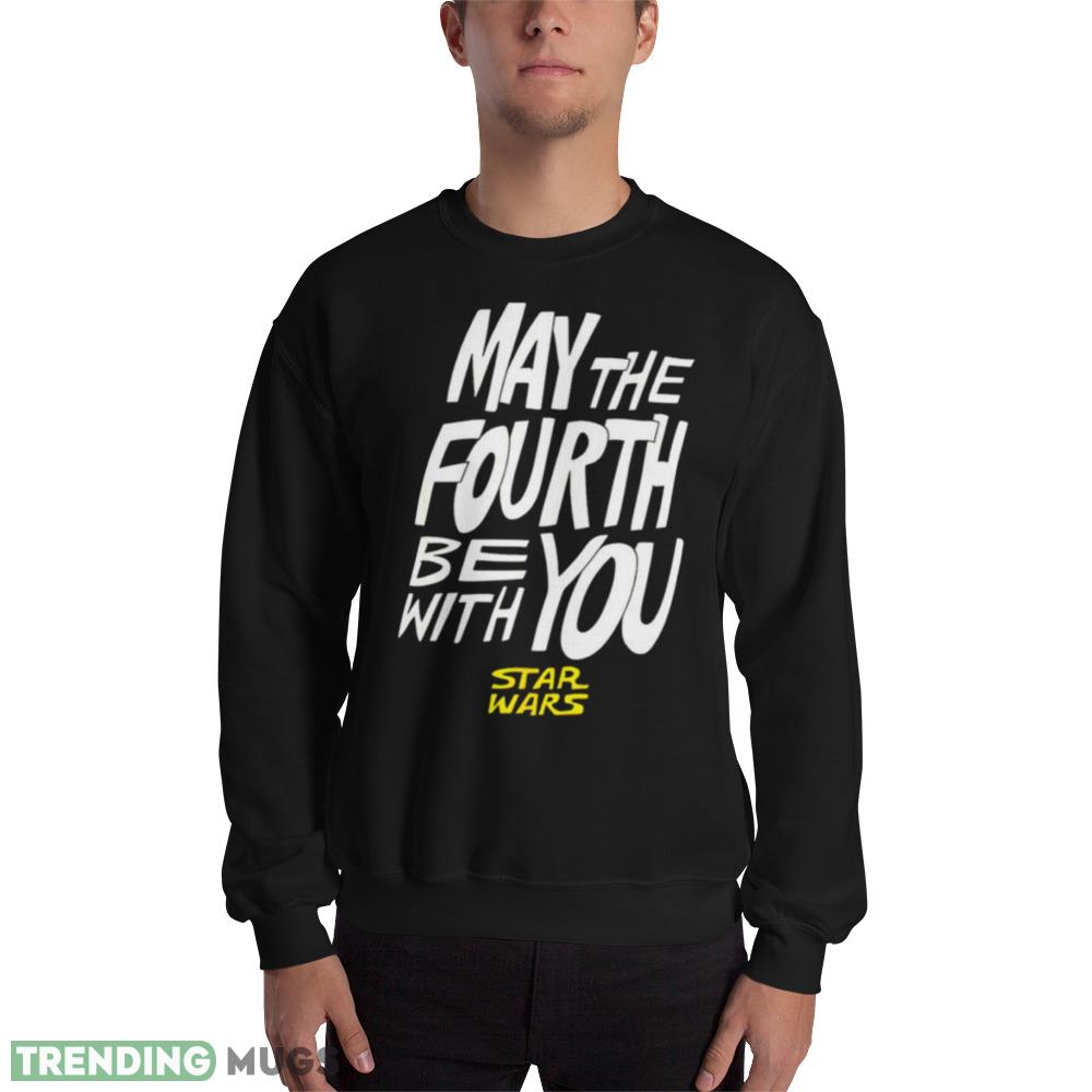 May the fourth be with you Star Wars Graphics Black Shirt - 18000 Unisex Heavy Blend Crewneck Sweatshirt May the fourth be with you Star Wars Graphics Black Shirt - 18000 Unisex Heavy Blend Crewneck Sweatshirt