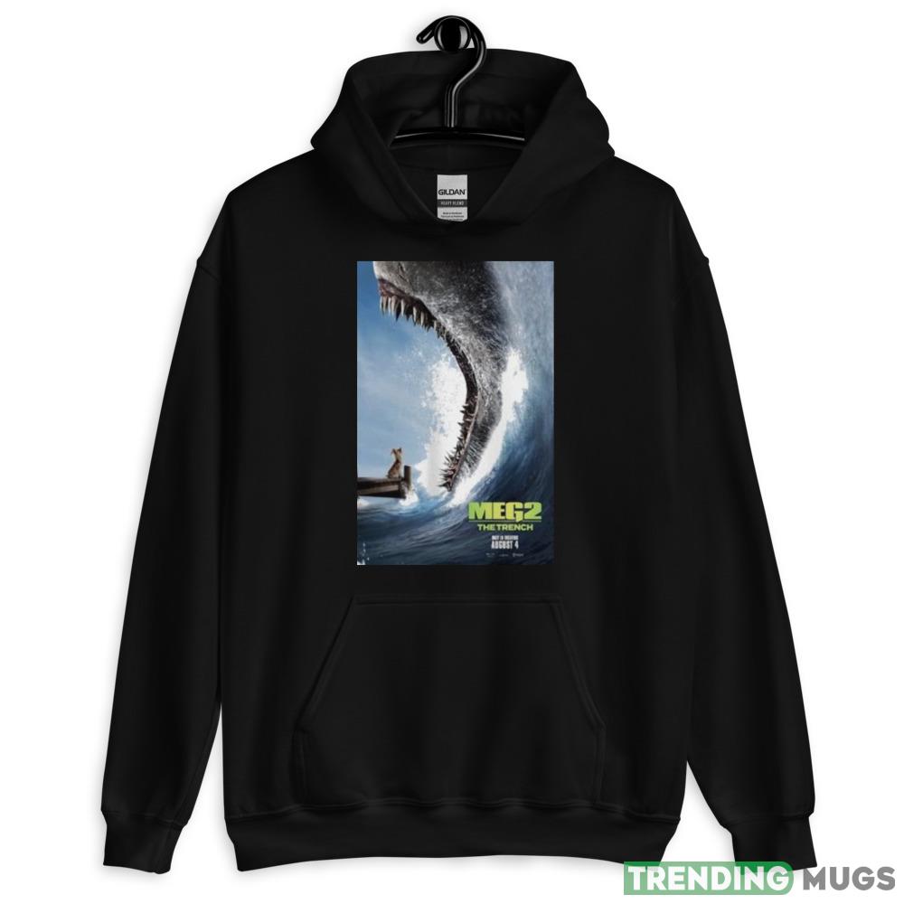 Meg 2 The Trench Only in Theaters August 4 Poster Design Shirt Dark Shirt Meg 2 The Trench Only in Theaters August 4 Poster Design Shirt Dark Shirt