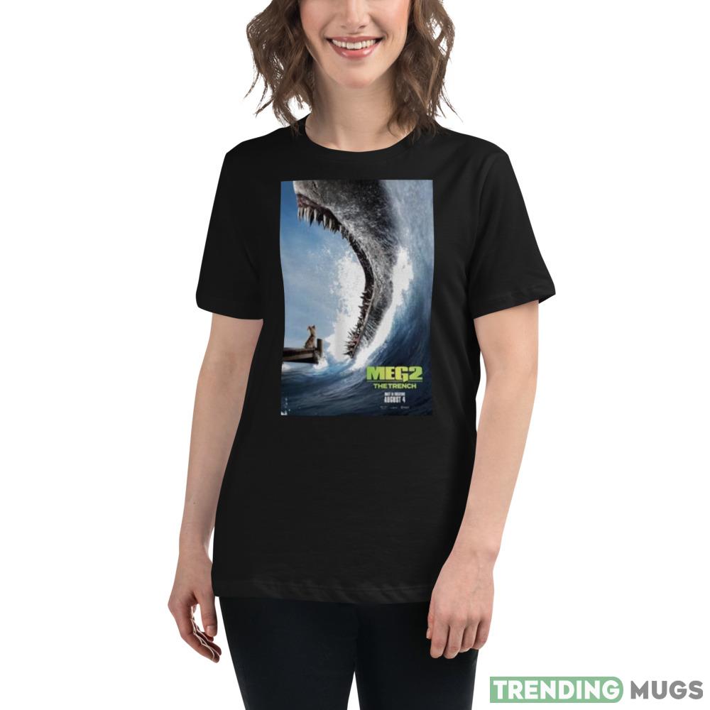 Meg 2 The Trench Only in Theaters August 4 Poster Design Shirt Dark Shirt Meg 2 The Trench Only in Theaters August 4 Poster Design Shirt Dark Shirt