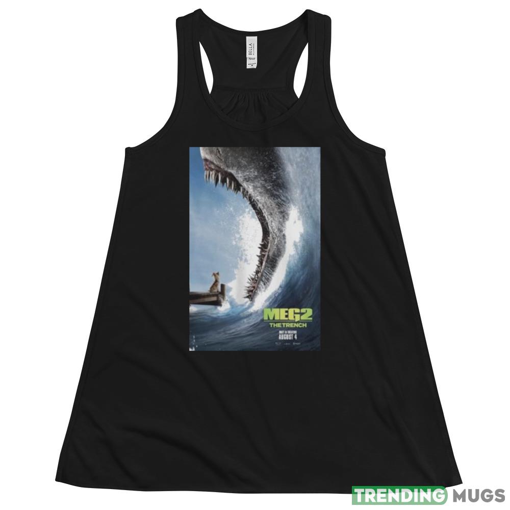 Meg 2 The Trench Only in Theaters August 4 Poster Design Shirt Dark Shirt Meg 2 The Trench Only in Theaters August 4 Poster Design Shirt Dark Shirt