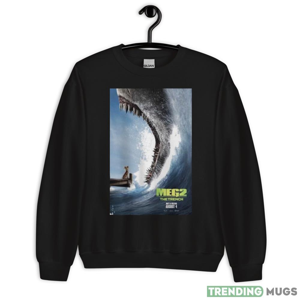 Meg 2 The Trench Only in Theaters August 4 Poster Design Shirt - 18000 Unisex Heavy Blend Crewneck Sweatshirt Meg 2 The Trench Only in Theaters August 4 Poster Design Shirt - 18000 Unisex Heavy Blend Crewneck Sweatshirt