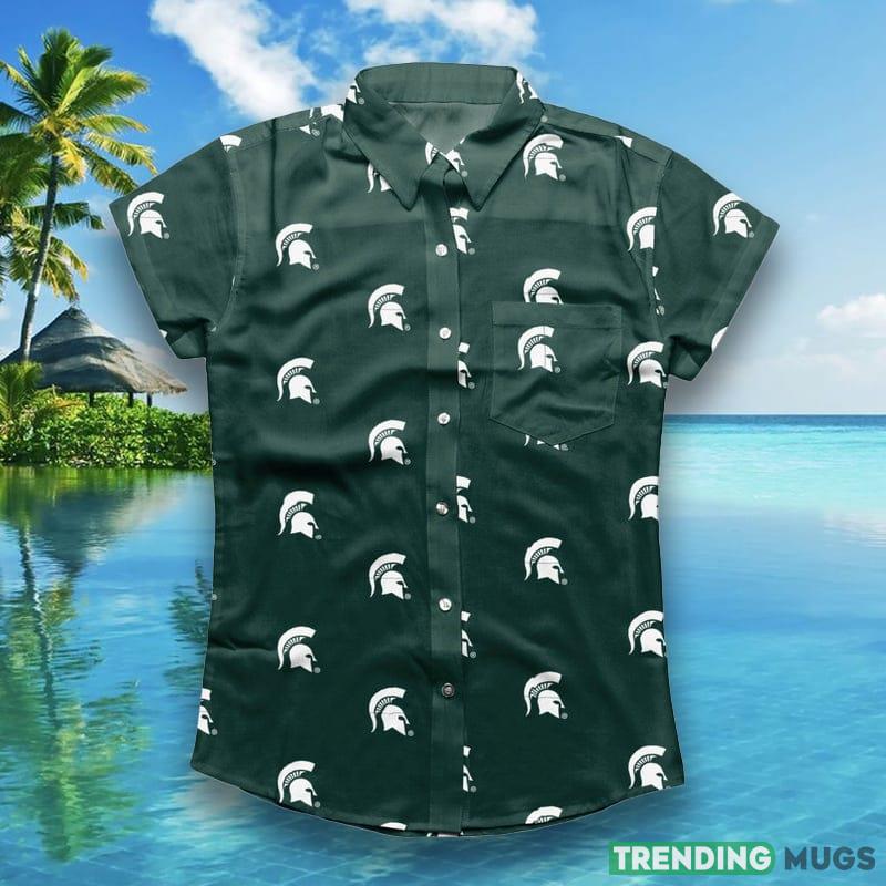 Michigan State Spartans NCAA Logo Blast Womens Hawaiian Shirt Hawaiian Shirt Michigan State Spartans NCAA Logo Blast Womens Hawaiian Shirt Hawaiian Shirt