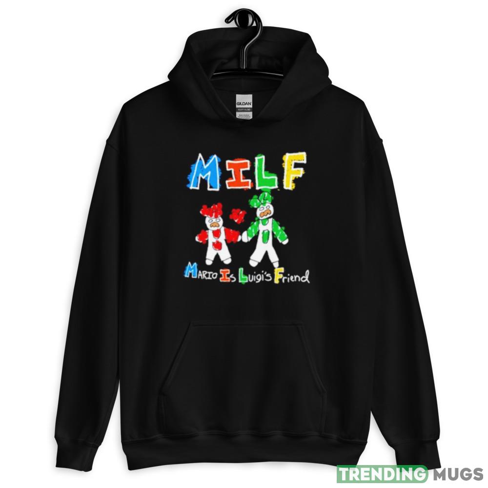 MILF Mario is luigi’s friend Design Shirt Dark Shirt MILF Mario is luigi’s friend Design Shirt Dark Shirt