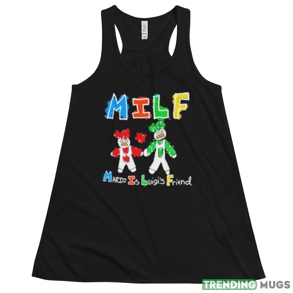 MILF Mario is luigi’s friend Design Shirt Dark Shirt MILF Mario is luigi’s friend Design Shirt Dark Shirt
