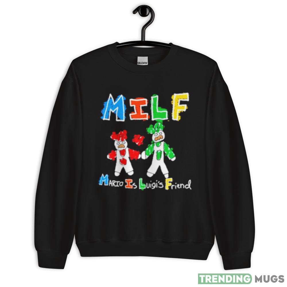 MILF Mario is luigi’s friend Design Shirt - 18000 Unisex Heavy Blend Crewneck Sweatshirt MILF Mario is luigi’s friend Design Shirt - 18000 Unisex Heavy Blend Crewneck Sweatshirt