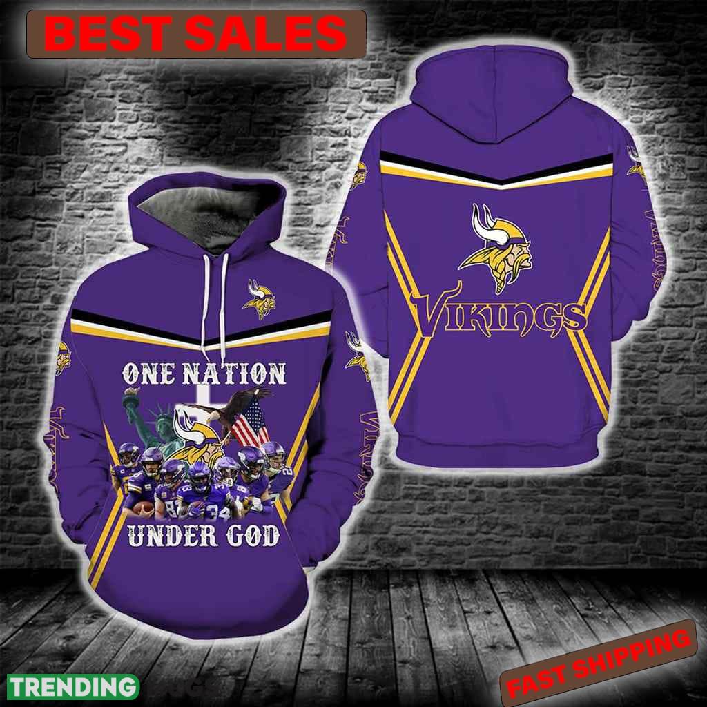 Minnesota Vikings One Nation Under God New Full All Over Print For Men And Women 3D Hoodie - Minnesota Vikings One Nation Under God New Full All Over Print For Men And Women 3D Hoodie Minnesota Vikings One Nation Under God New Full All Over Print For Men And Women 3D Hoodie - Minnesota Vikings One Nation Under God New Full All Over Print For Men And Women 3D Hoodie