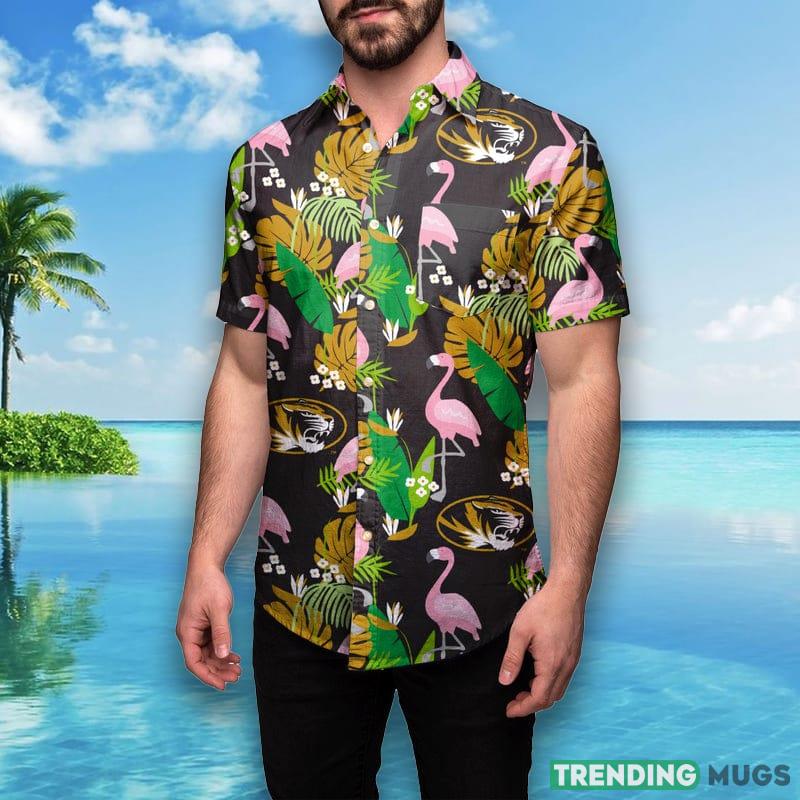 Missouri Tigers NCAA Mens Floral Hawaiian Shirt Hawaiian Shirt Missouri Tigers NCAA Mens Floral Hawaiian Shirt Hawaiian Shirt