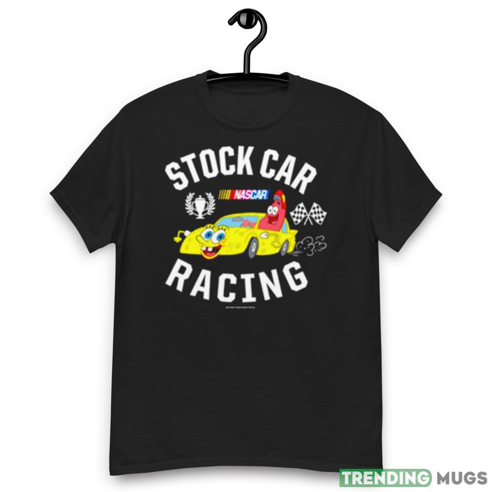 NASCAR Spongebob stock car racing shirt Dark Shirt NASCAR Spongebob stock car racing shirt Dark Shirt