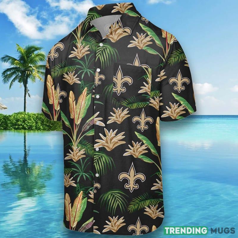 New Orleans Saints NFL Mens Victory Vacay Hawaiian Shirt Hawaiian Shirt New Orleans Saints NFL Mens Victory Vacay Hawaiian Shirt Hawaiian Shirt
