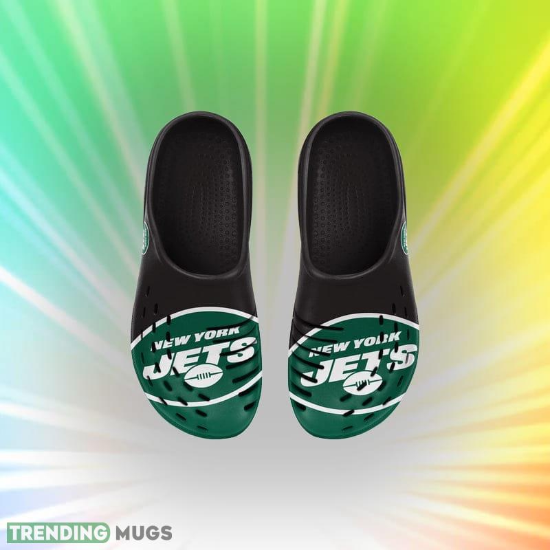 New York Jets NFL Men And Women Colorblock Big Logo Clog Shoes For Fans Clog Shoes New York Jets NFL Men And Women Colorblock Big Logo Clog Shoes For Fans Clog Shoes