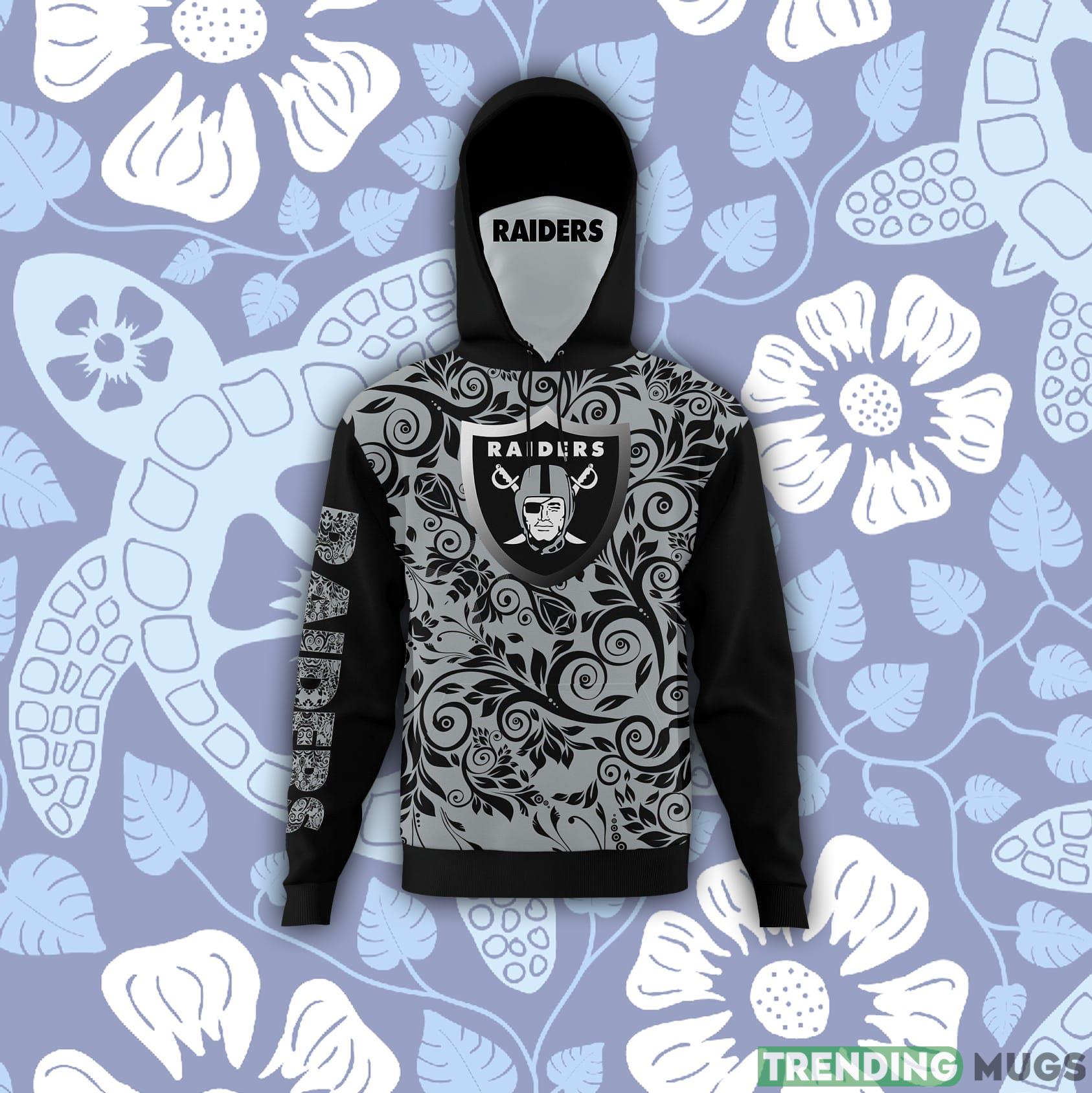 Oakland Raiders Hoodies Floral Designed Raiders Custom Fan Hoodie Mask Personalized Gift For Him Customized Hoodies 3D Hoodies Oakland Raiders Hoodies Floral Designed Raiders Custom Fan Hoodie Mask Personalized Gift For Him Customized Hoodies 3D Hoodies