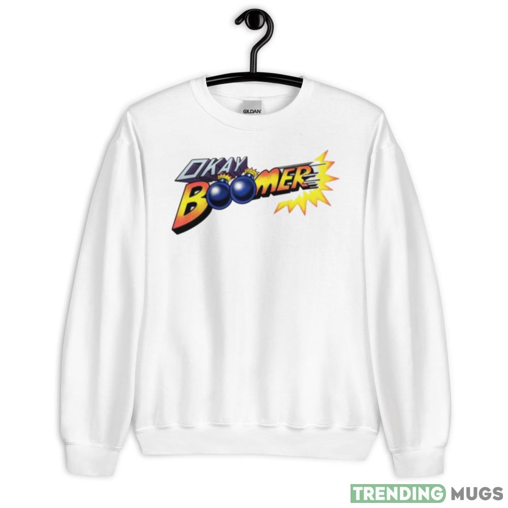 Okay Bomber Man Logo Game shirt - 18000 Unisex Heavy Blend Crewneck Sweatshirt Okay Bomber Man Logo Game shirt - 18000 Unisex Heavy Blend Crewneck Sweatshirt