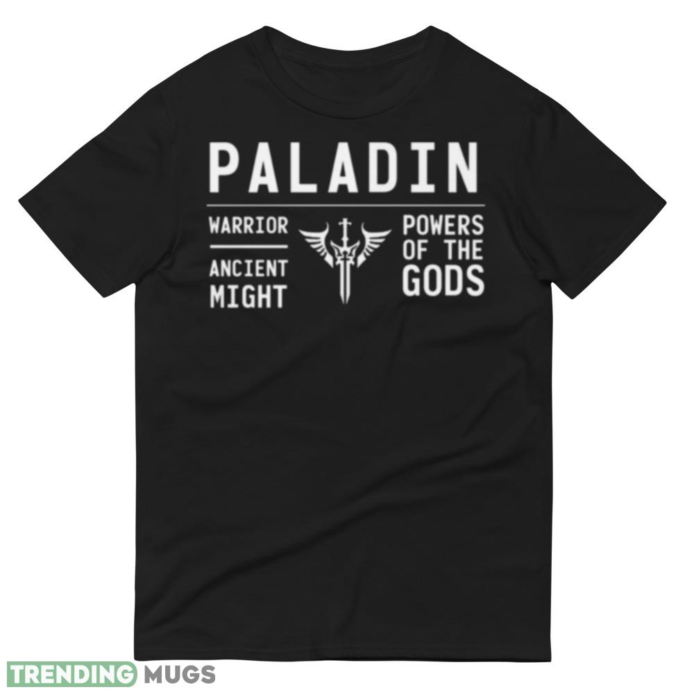 Paladin Lost Ark White Graphics Black Shirt Dark Shirt Paladin Lost Ark White Graphics Black Shirt Dark Shirt