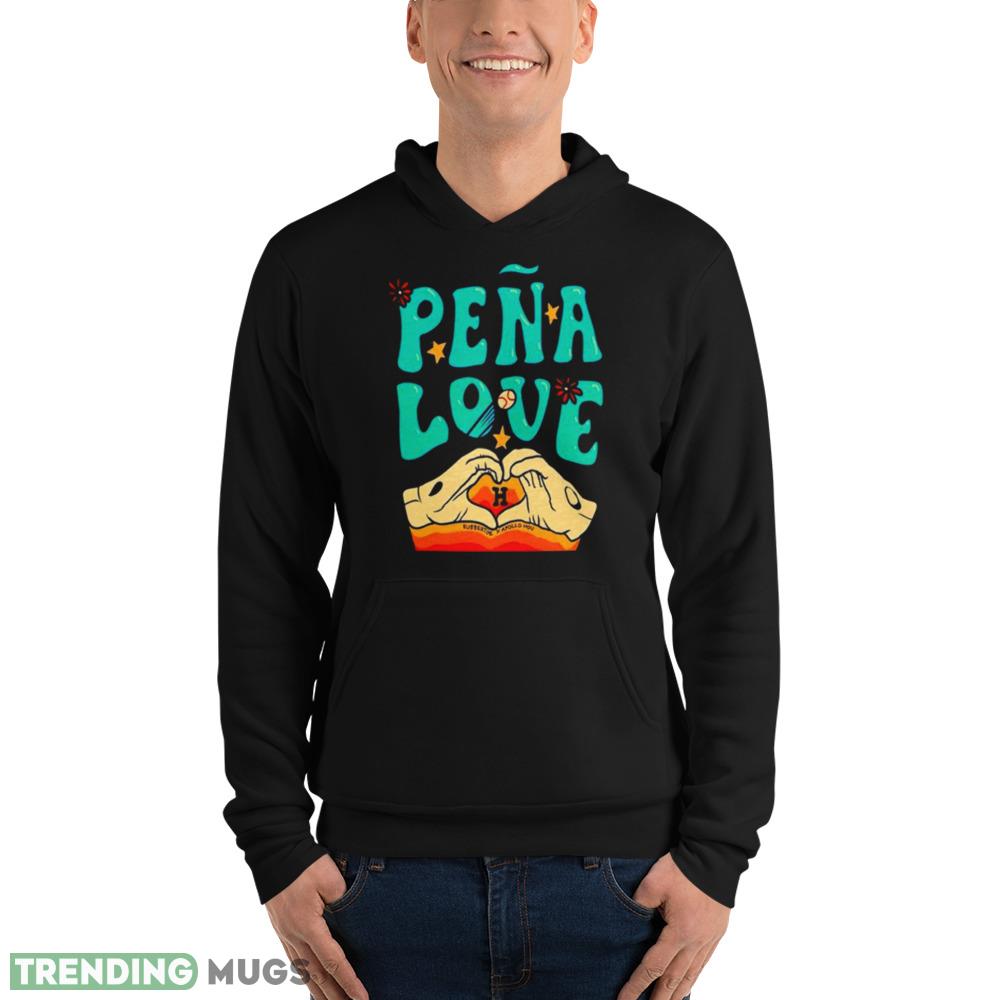 Peña Love Houston Astros Graphics Black Shirt Dark Shirt Peña Love Houston Astros Graphics Black Shirt Dark Shirt