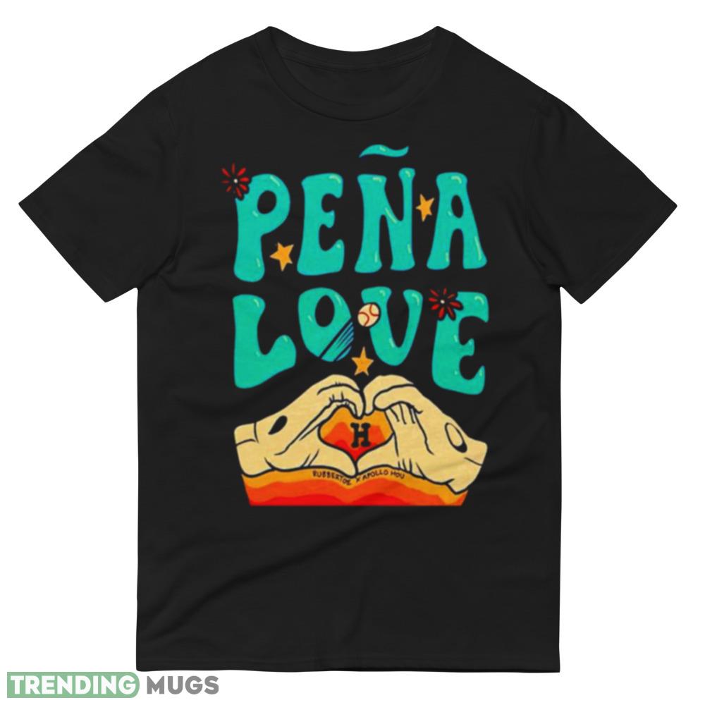 Peña Love Houston Astros Graphics Black Shirt Dark Shirt Peña Love Houston Astros Graphics Black Shirt Dark Shirt