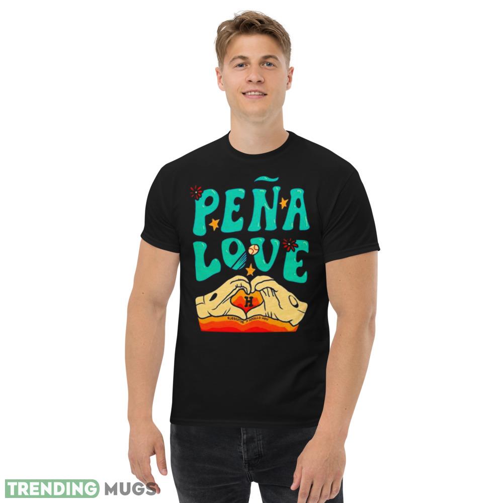 Peña Love Houston Astros Graphics Black Shirt Dark Shirt Peña Love Houston Astros Graphics Black Shirt Dark Shirt