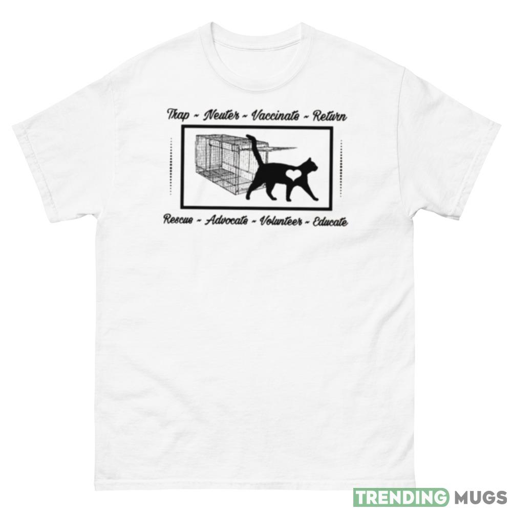 Personalized Cat Rescue Logo Cat Trap Tnr Funny T Shirt Dark Shirt Personalized Cat Rescue Logo Cat Trap Tnr Funny T Shirt Dark Shirt