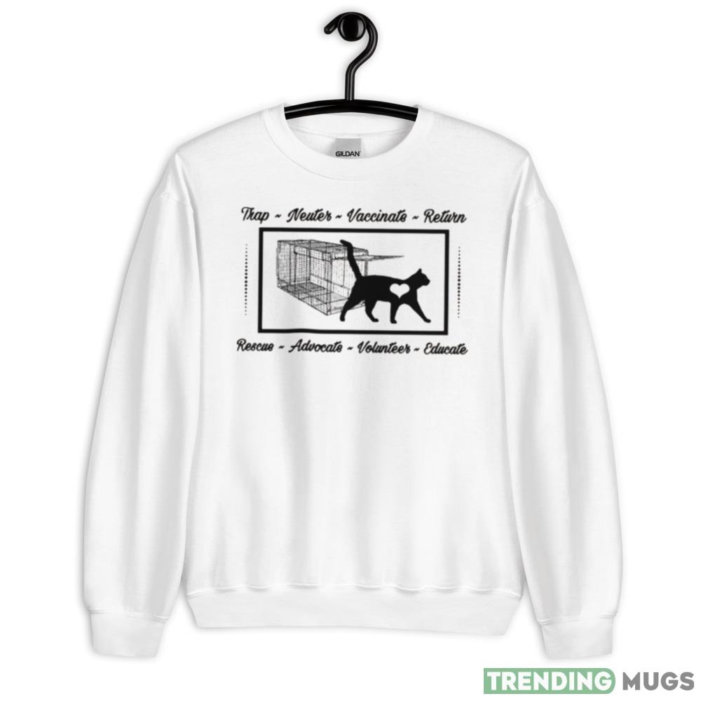 Personalized Cat Rescue Logo Cat Trap Tnr Funny T Shirt - 18000 Unisex Heavy Blend Crewneck Sweatshirt Personalized Cat Rescue Logo Cat Trap Tnr Funny T Shirt - 18000 Unisex Heavy Blend Crewneck Sweatshirt