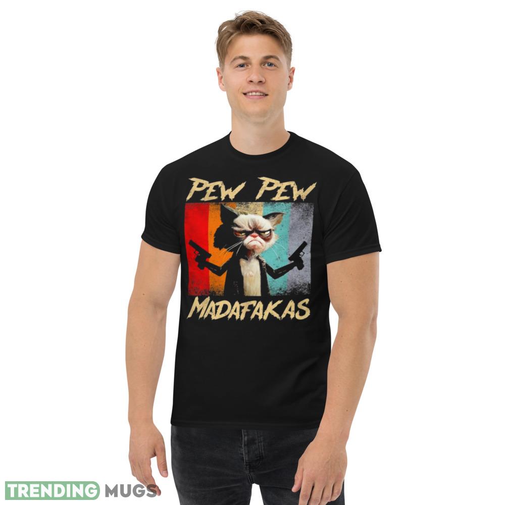 pew pew madafakas vintage Graphics Black Shirt Dark Shirt pew pew madafakas vintage Graphics Black Shirt Dark Shirt