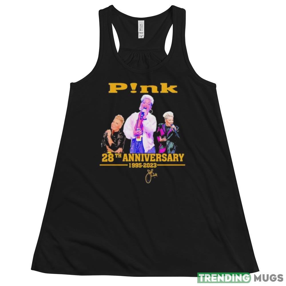 Pink 28th anniversary 1995 2023 signature shirt Dark Shirt Pink 28th anniversary 1995 2023 signature shirt Dark Shirt