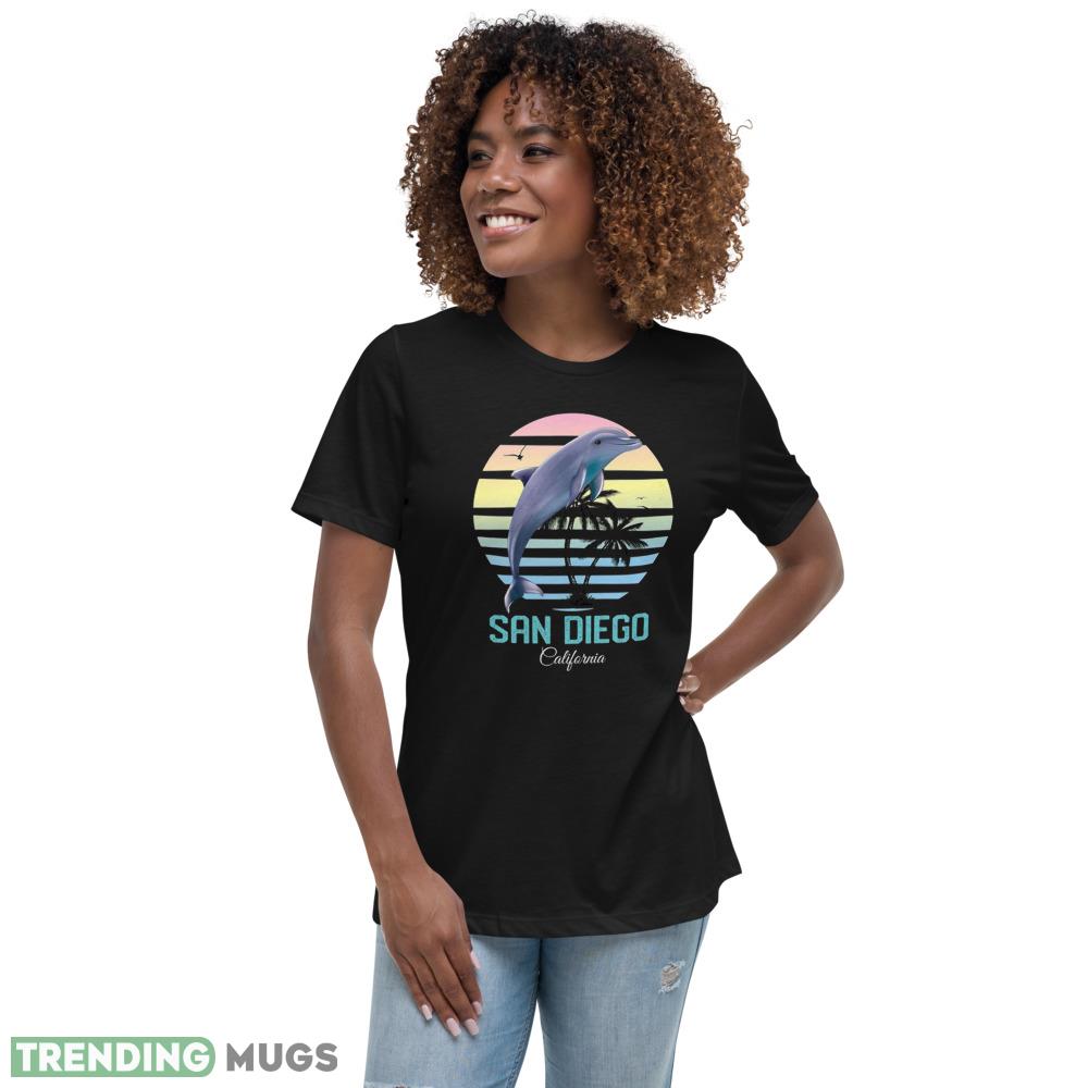 Promotions San Diego California Retro Sunset Dolphin Ocean Gift Tank Top Dark Shirt Promotions San Diego California Retro Sunset Dolphin Ocean Gift Tank Top Dark Shirt