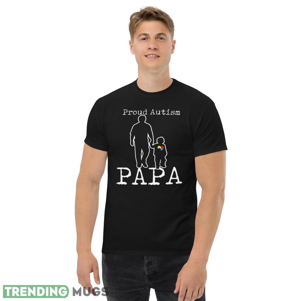 Proud Autism Papa And Son Puzzle Piece Gift For Dad Best Dad Best Shirt Dark Shirt Proud Autism Papa And Son Puzzle Piece Gift For Dad Best Dad Best Shirt Dark Shirt