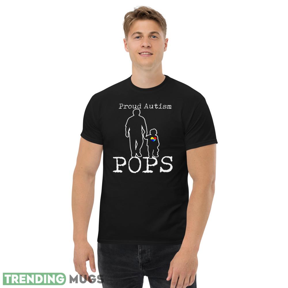Proud Autism Pops And Son Puzzle Piece Gift For Dad Best Dad Best Shirt Dark Shirt Proud Autism Pops And Son Puzzle Piece Gift For Dad Best Dad Best Shirt Dark Shirt