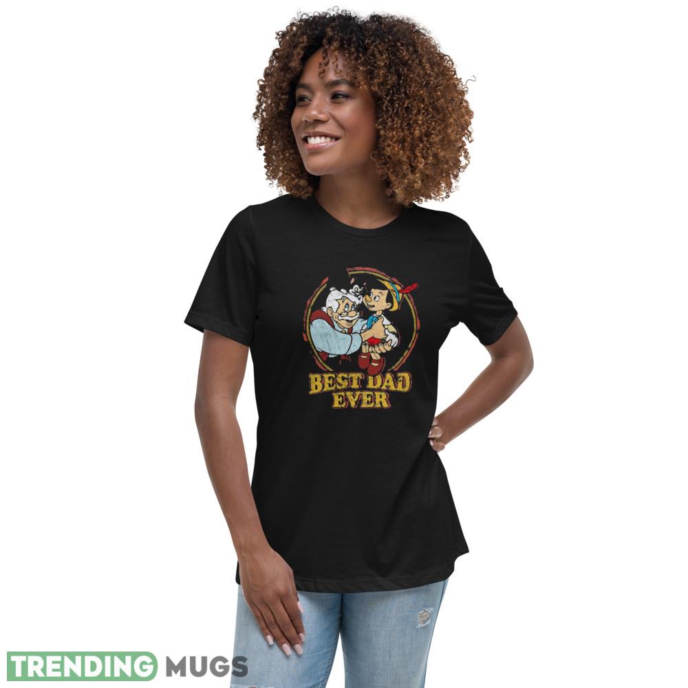 Retro Geppetto and Pinocchio Best Dad Ever Disney Dad Best Shirt Dark Shirt Retro Geppetto and Pinocchio Best Dad Ever Disney Dad Best Shirt Dark Shirt