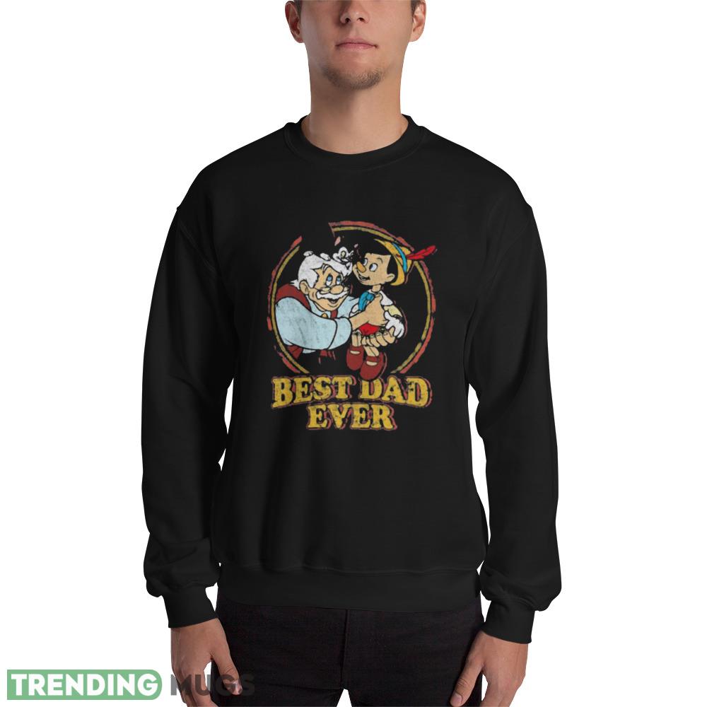 Retro Geppetto and Pinocchio Best Dad Ever Disney Dad Best Shirt - 18000 Unisex Heavy Blend Crewneck Sweatshirt Retro Geppetto and Pinocchio Best Dad Ever Disney Dad Best Shirt - 18000 Unisex Heavy Blend Crewneck Sweatshirt
