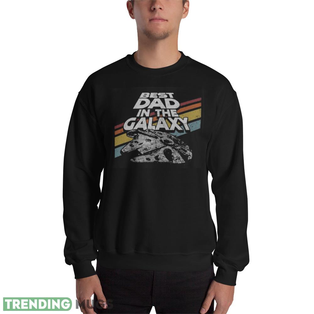 Retro Millennium Falcon 77 Best Dad In The Galaxy Star Wars Dad Best Shirt - 18000 Unisex Heavy Blend Crewneck Sweatshirt Retro Millennium Falcon 77 Best Dad In The Galaxy Star Wars Dad Best Shirt - 18000 Unisex Heavy Blend Crewneck Sweatshirt