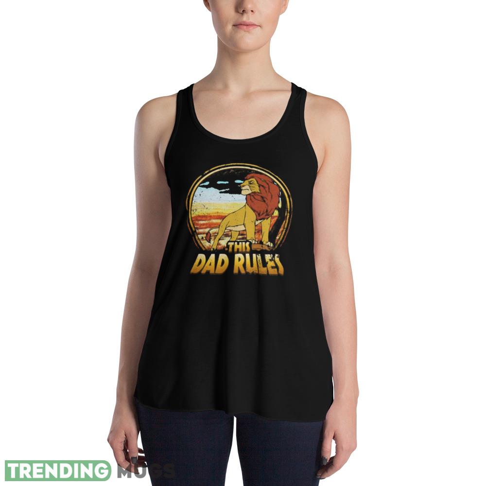 Retro Mufasa The Lion King The Dad Rules Disney Dad Best Shirt Dark Shirt Retro Mufasa The Lion King The Dad Rules Disney Dad Best Shirt Dark Shirt