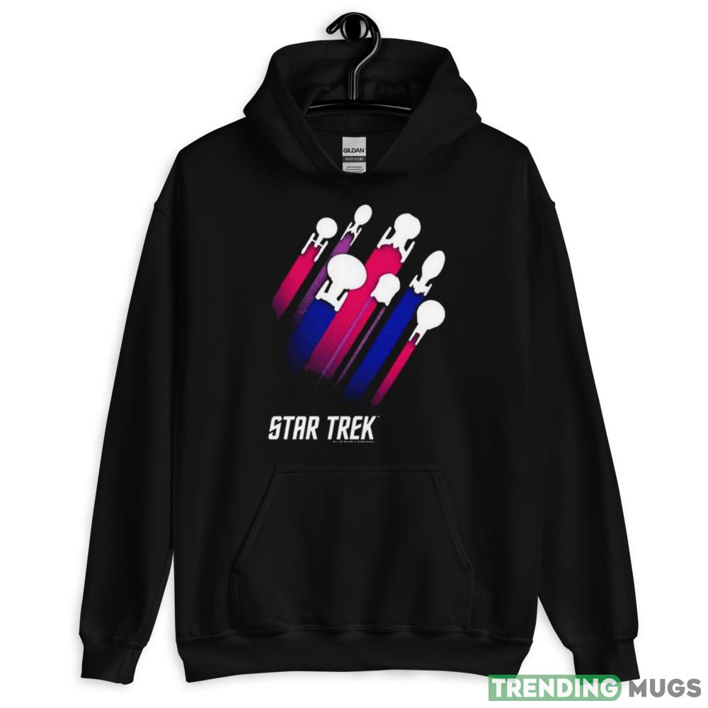 Star Trek Bisexual Flag Streaks Pride Shirt Dark Shirt Star Trek Bisexual Flag Streaks Pride Shirt Dark Shirt