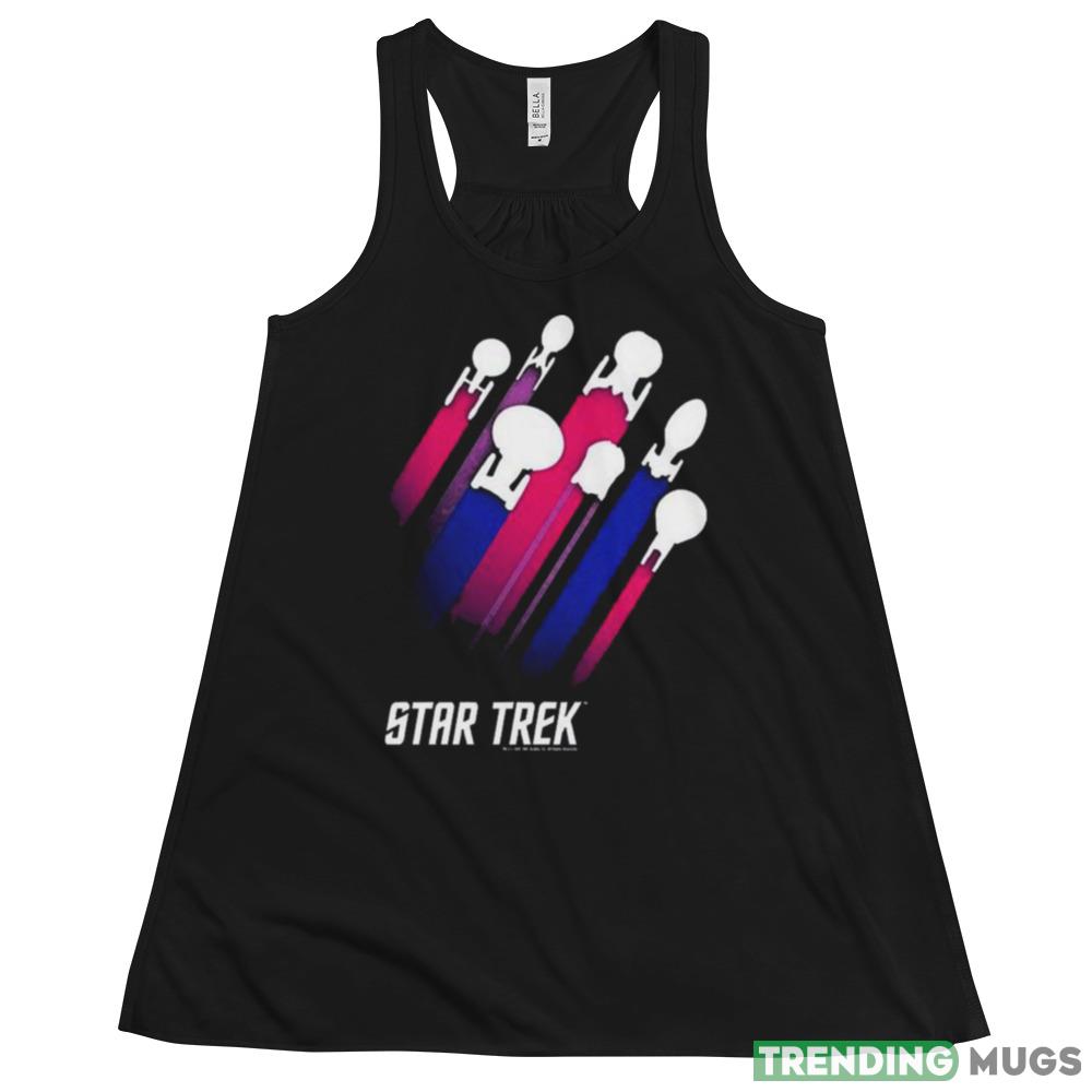 Star Trek Bisexual Flag Streaks Pride Shirt Dark Shirt Star Trek Bisexual Flag Streaks Pride Shirt Dark Shirt