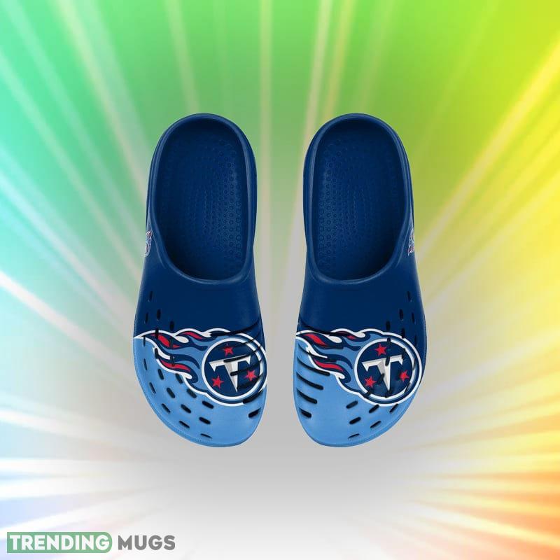 Tennessee Titans NFL Men And Women Colorblock Big Logo Clog Shoes For Fans Clog Shoes Tennessee Titans NFL Men And Women Colorblock Big Logo Clog Shoes For Fans Clog Shoes