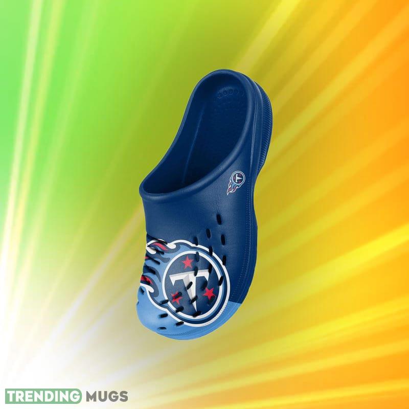 Tennessee Titans NFL Men And Women Colorblock Big Logo Clog Shoes For Fans Clog Shoes Tennessee Titans NFL Men And Women Colorblock Big Logo Clog Shoes For Fans Clog Shoes