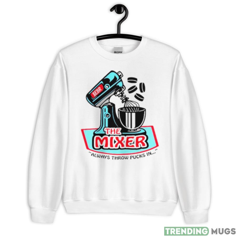 The Mixer always throw pucks in Graphics T Shirt - 18000 Unisex Heavy Blend Crewneck Sweatshirt The Mixer always throw pucks in Graphics T Shirt - 18000 Unisex Heavy Blend Crewneck Sweatshirt